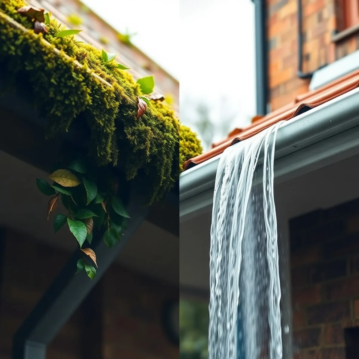 Before & After: What a Professional Gutter Clean Achieves