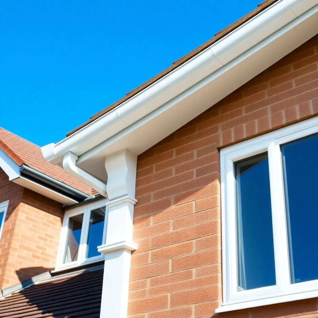 Professional fascia and soffit cleaning on residential home in Uxbridge